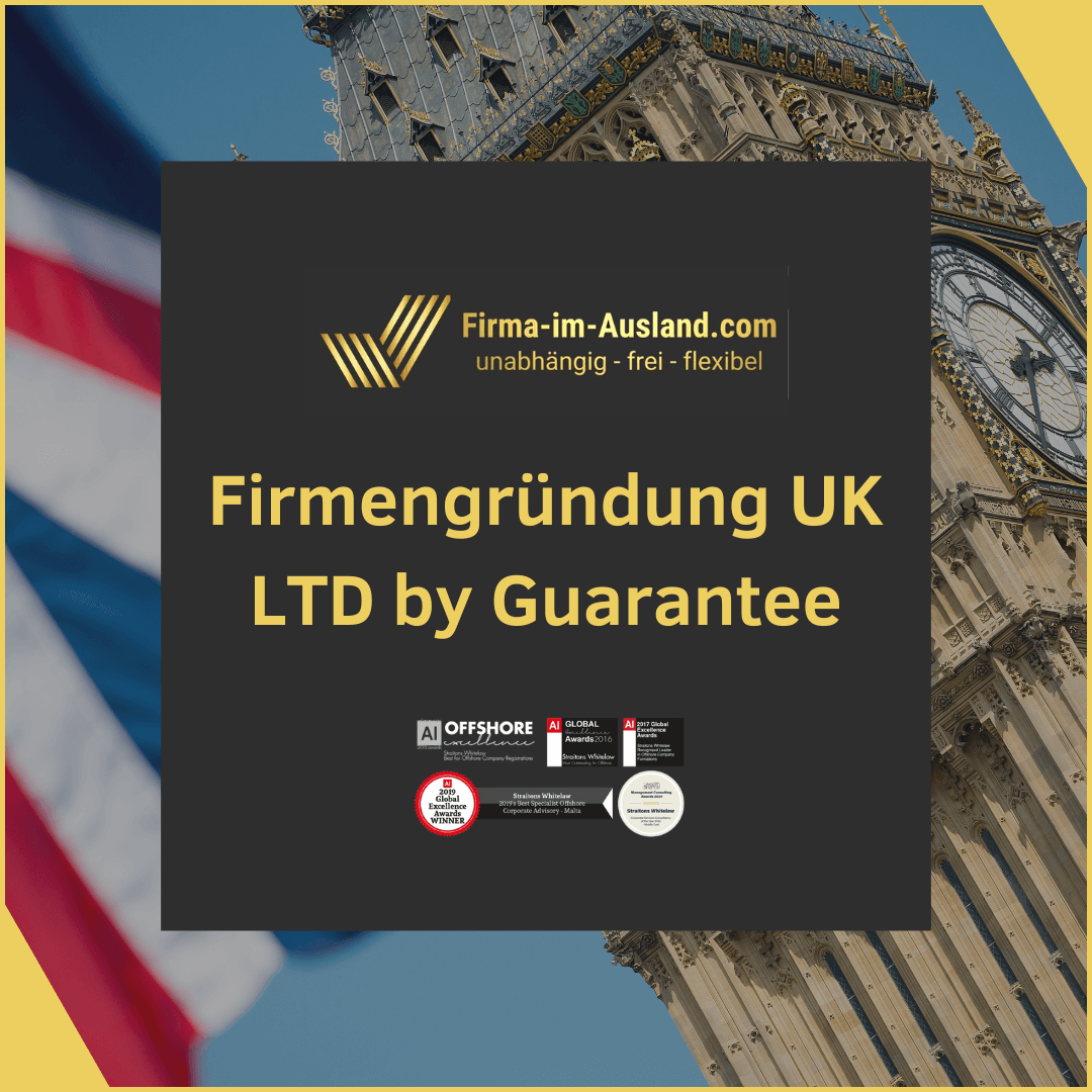 Firmengründung UK LTD by Guarantee